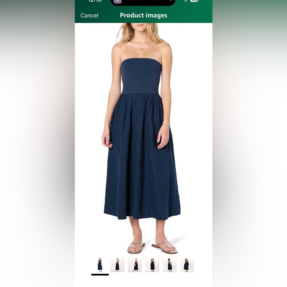 Elegant Navy Blue Maxi Dress